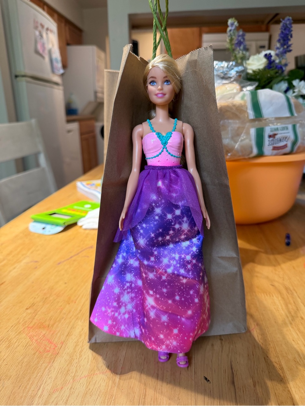 Barbie Pink & Purple Galaxy Gown Doll